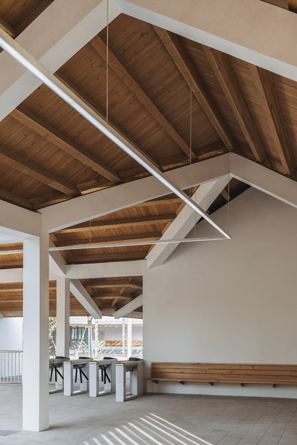 northwest visitor centre jiabei country park by atelier z
