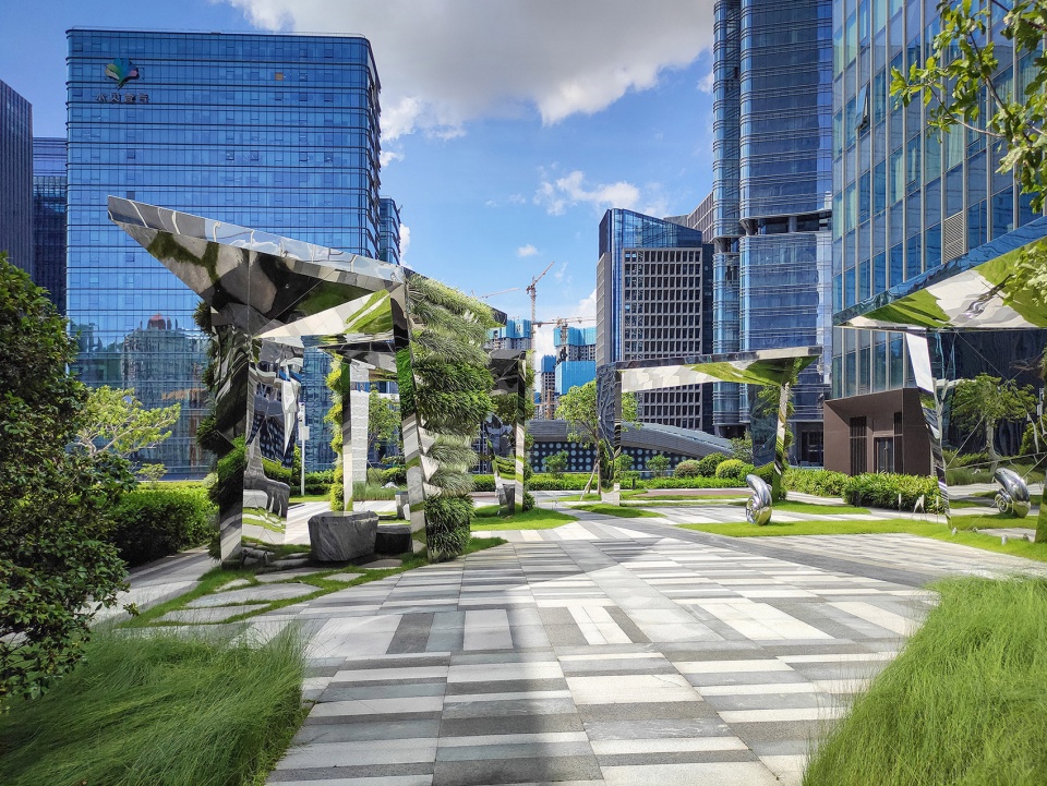 shenzhen shuibei jewelry art garden by loopstudio