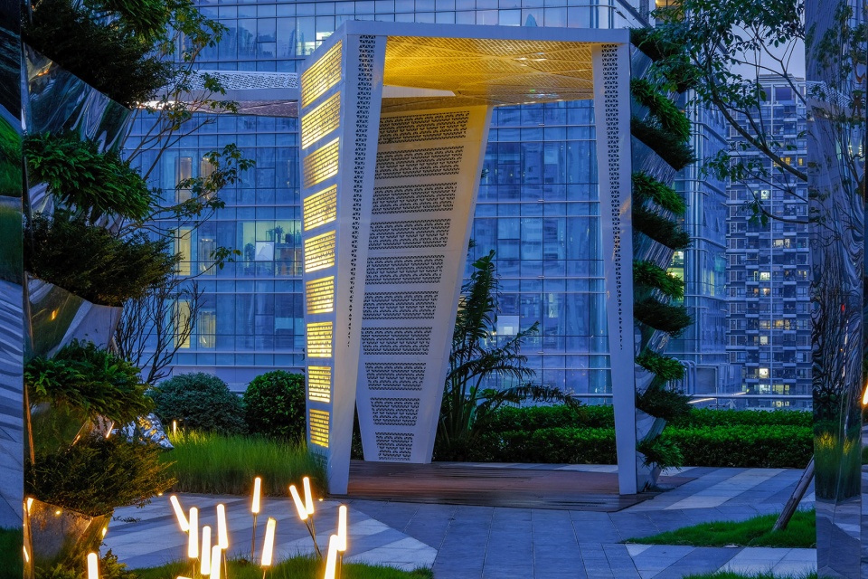 shenzhen shuibei jewelry art garden by loopstudio