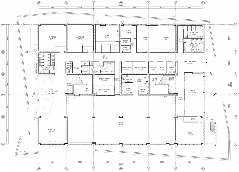 osaka gakuin university senior high school by atsushi kitagawara architects
