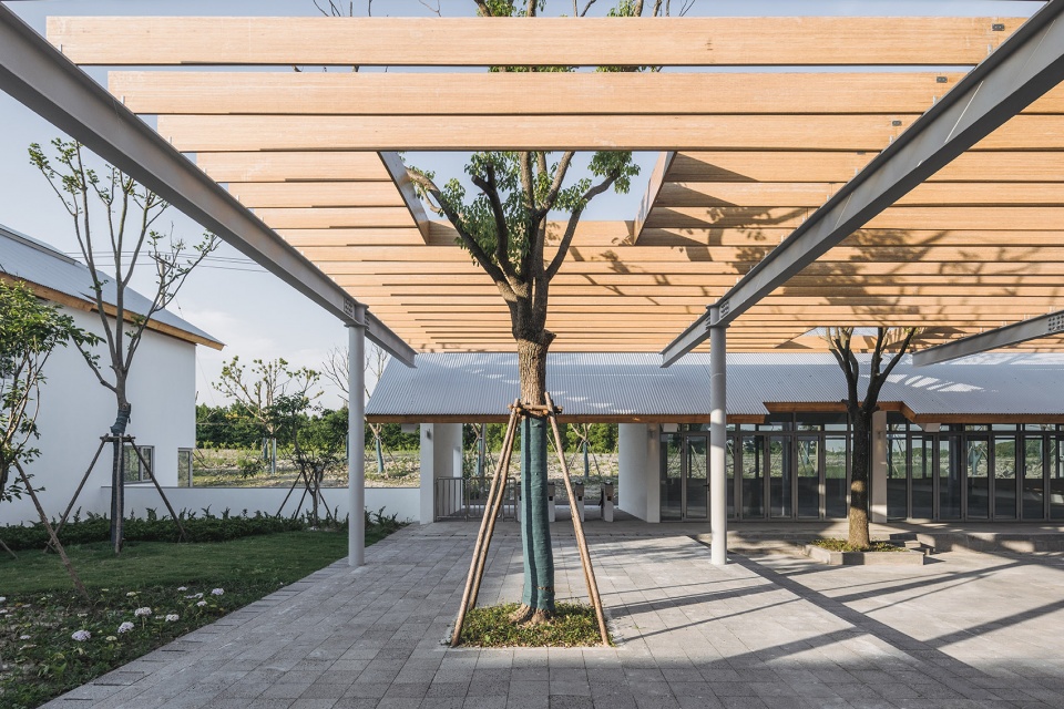 northwest visitor centre jiabei country park by atelier z
