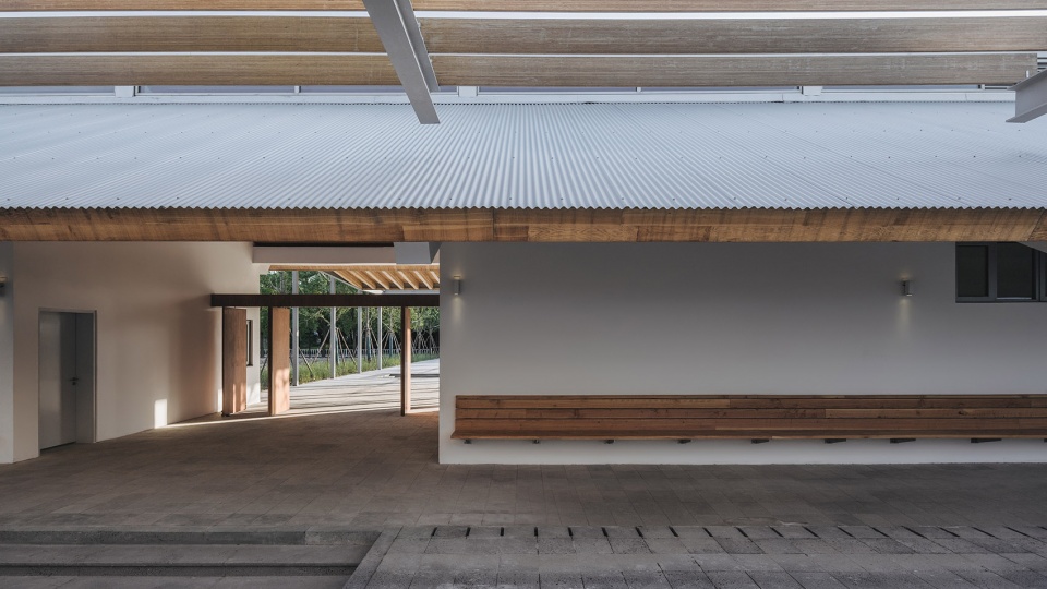 northwest visitor centre jiabei country park by atelier z