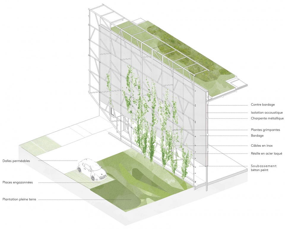 restructuring of the selective collection sorting center in nanterre by le devehat vuarnesson architectes