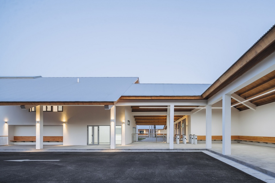 northwest visitor centre jiabei country park by atelier z