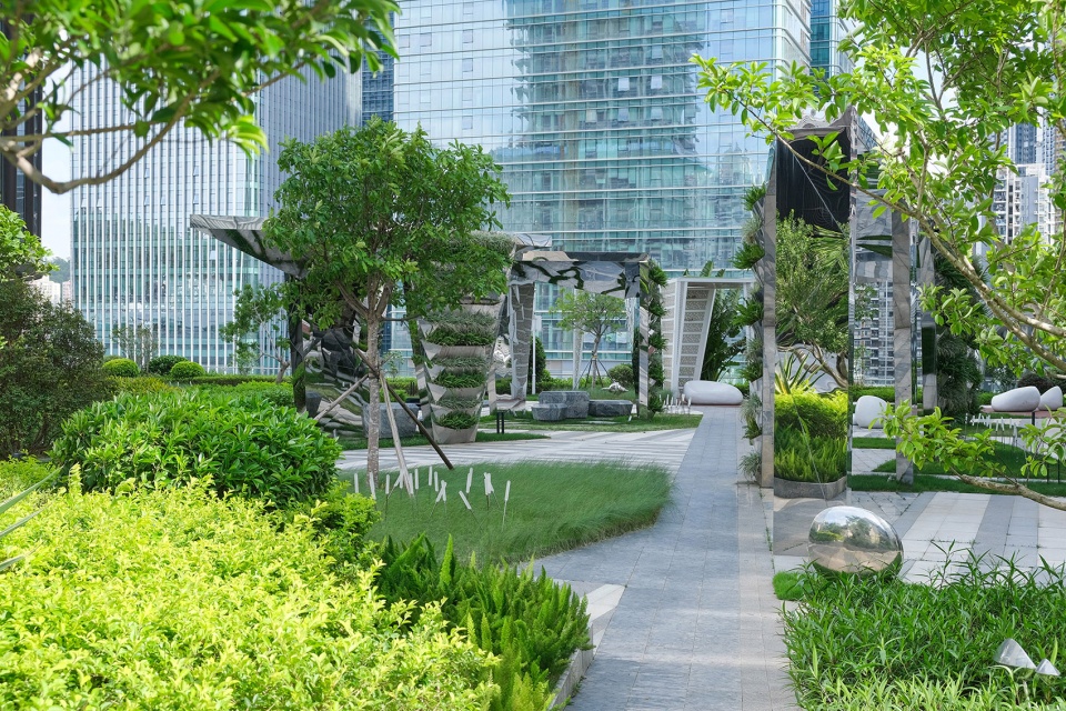 shenzhen shuibei jewelry art garden by loopstudio