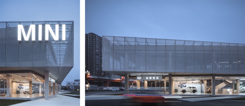 chengdu baochuang mini showroom complex china by archihope