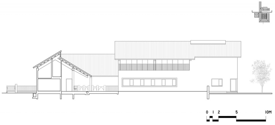 northwest visitor centre jiabei country park by atelier z