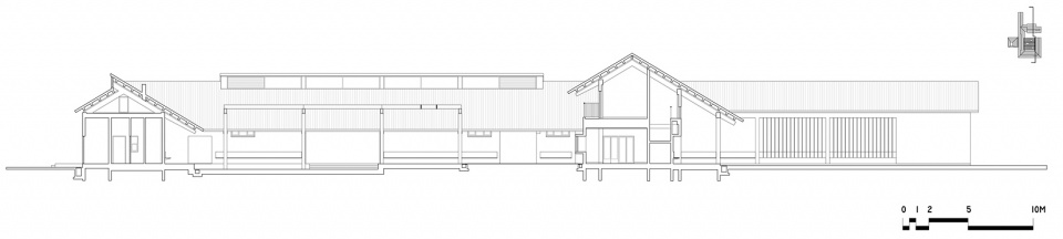 northwest visitor centre jiabei country park by atelier z