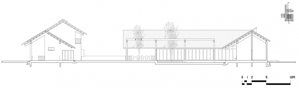 northwest visitor centre jiabei country park by atelier z