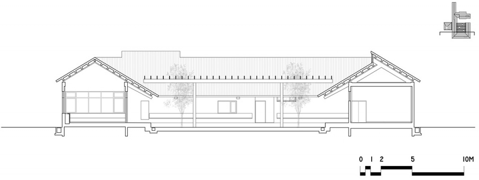 northwest visitor centre jiabei country park by atelier z