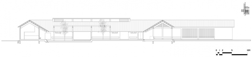 northwest visitor centre jiabei country park by atelier z