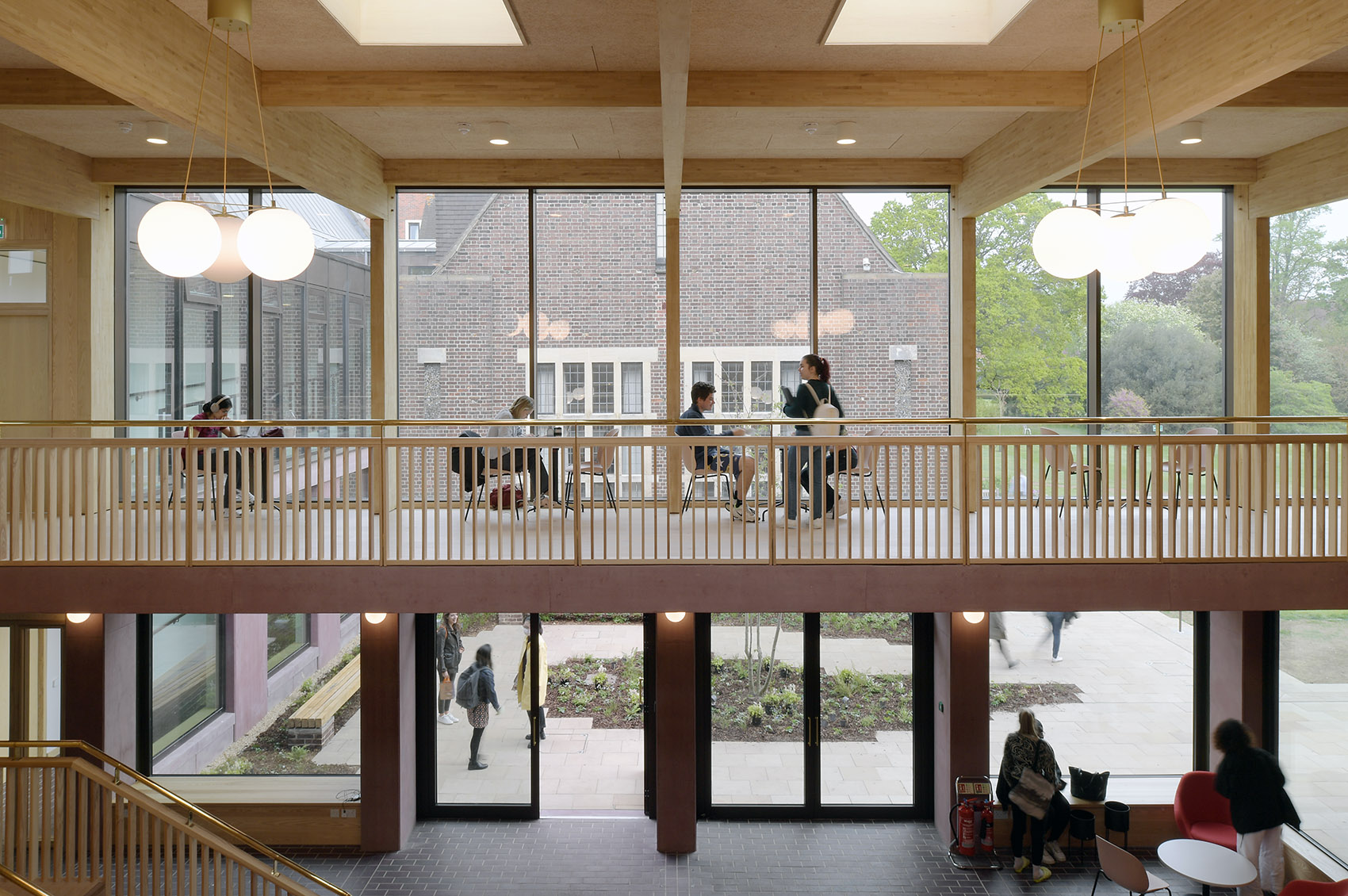 Homerton College Dining Hall, University of Cambridge by Feilden Fowles ...