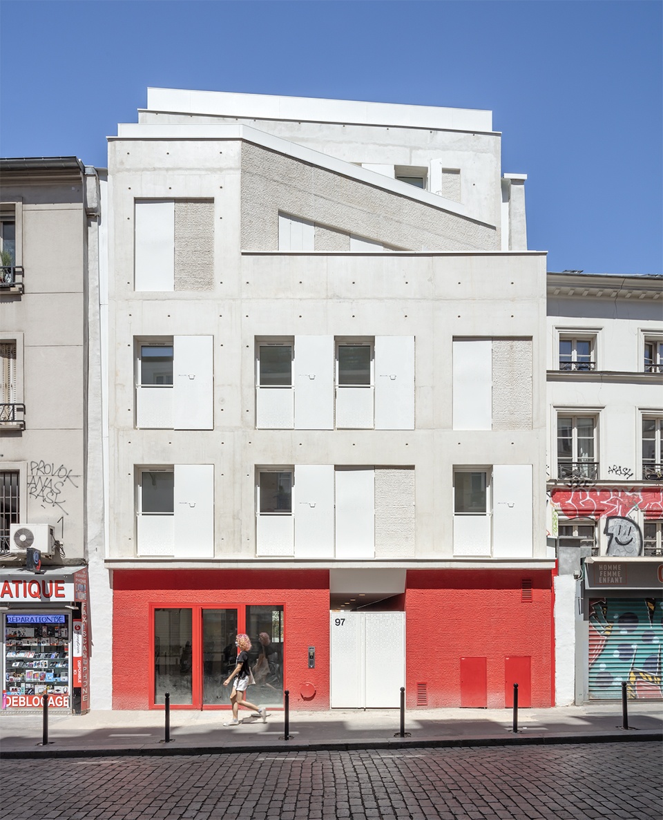 street and garden paris by rh architecture