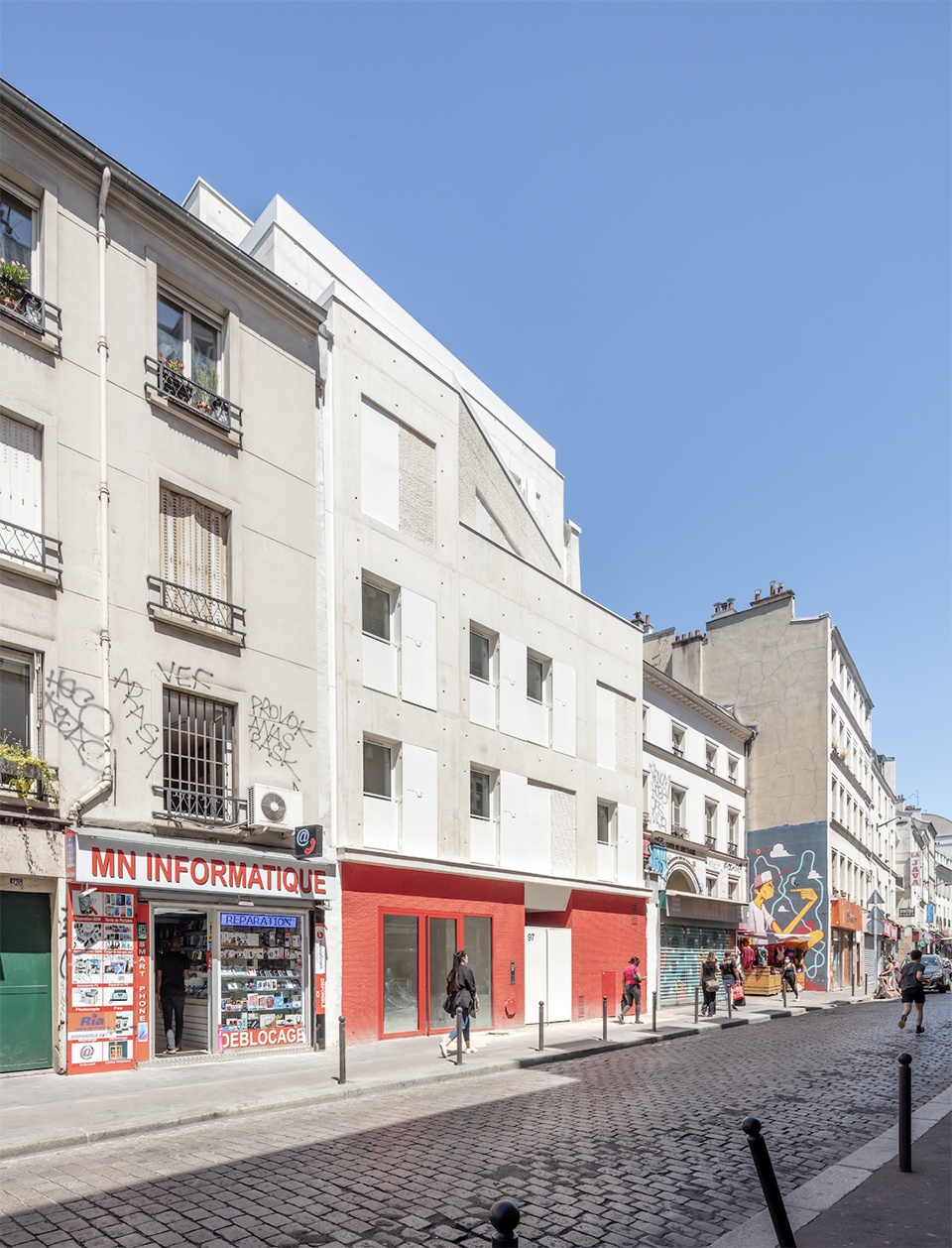 street and garden paris by rh architecture