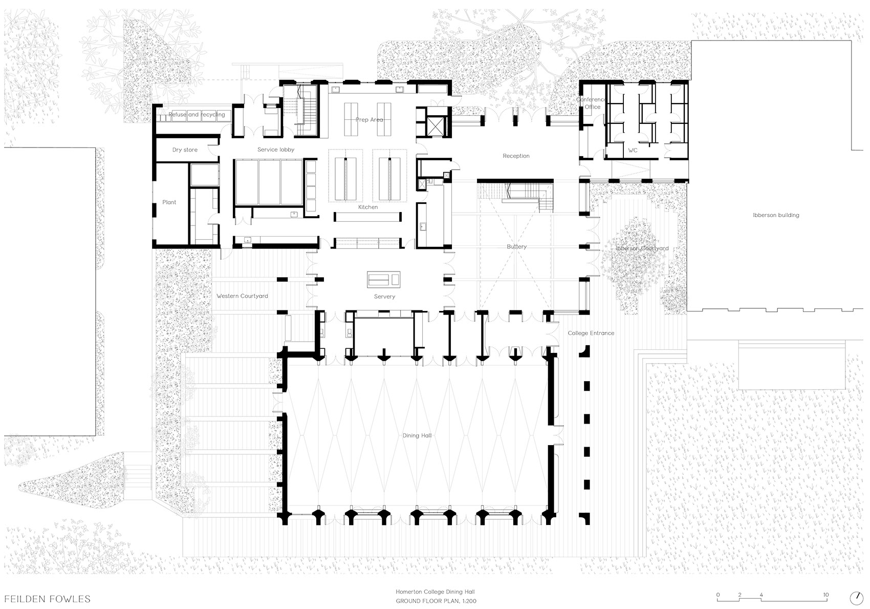 Homerton College Dining Hall Feilden Fowles