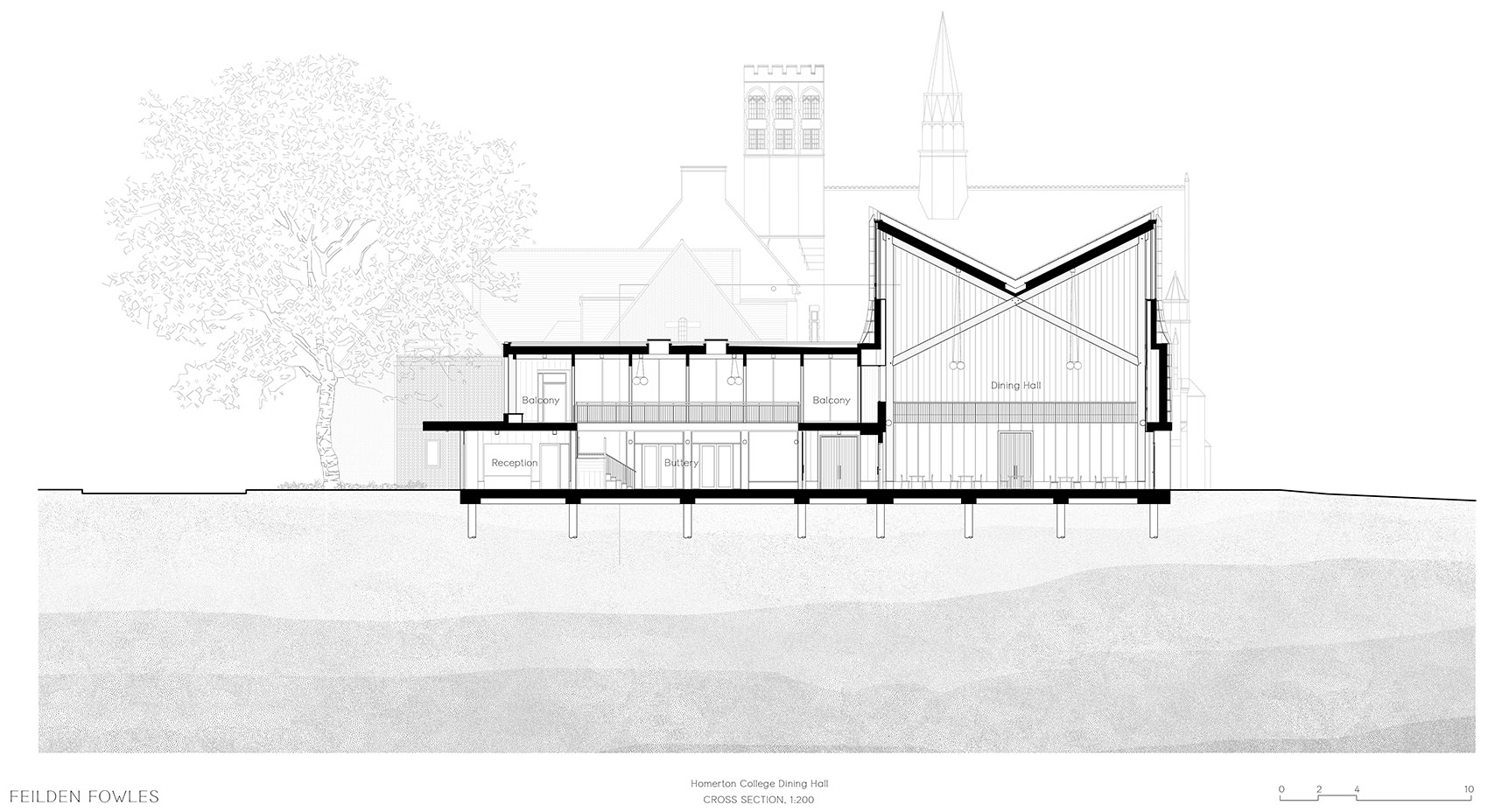 Homerton College Dining Hall Feilden Fowles