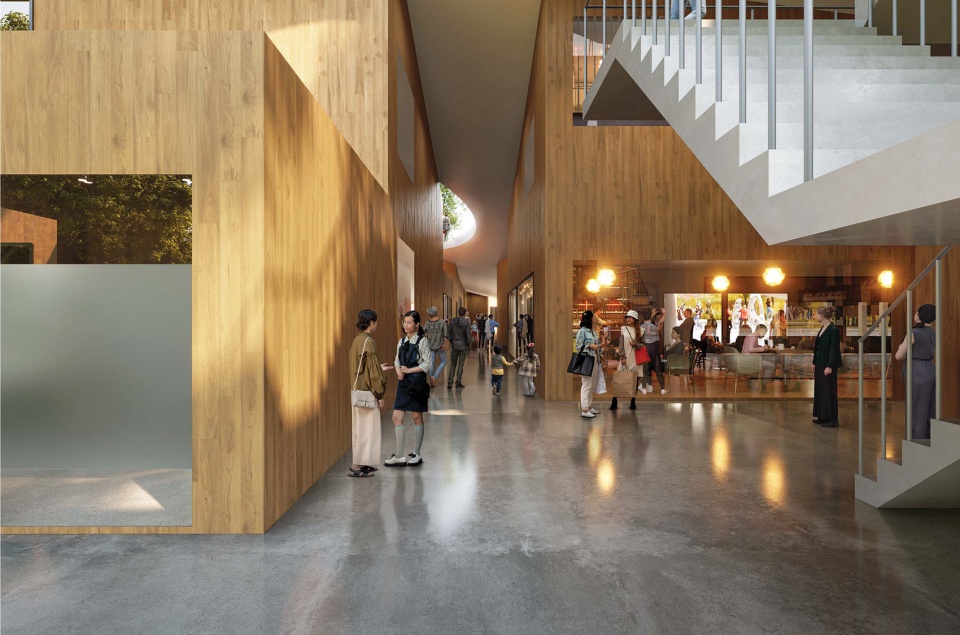 hida furukawa station east development tentative by sou fujimoto architects