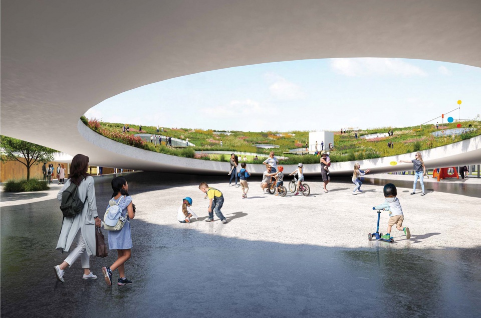 hida furukawa station east development tentative by sou fujimoto architects
