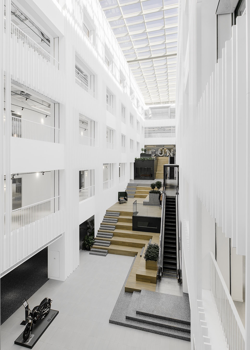 renovation of gemdale viseen bridge8 binjiang park shanghai by yushe design