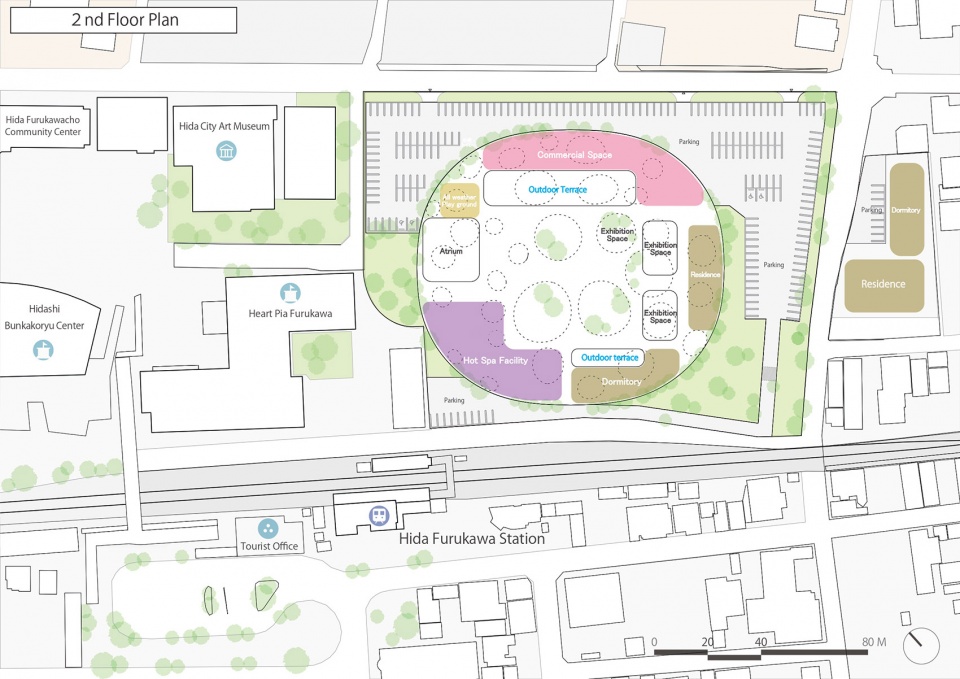 hida furukawa station east development tentative by sou fujimoto architects