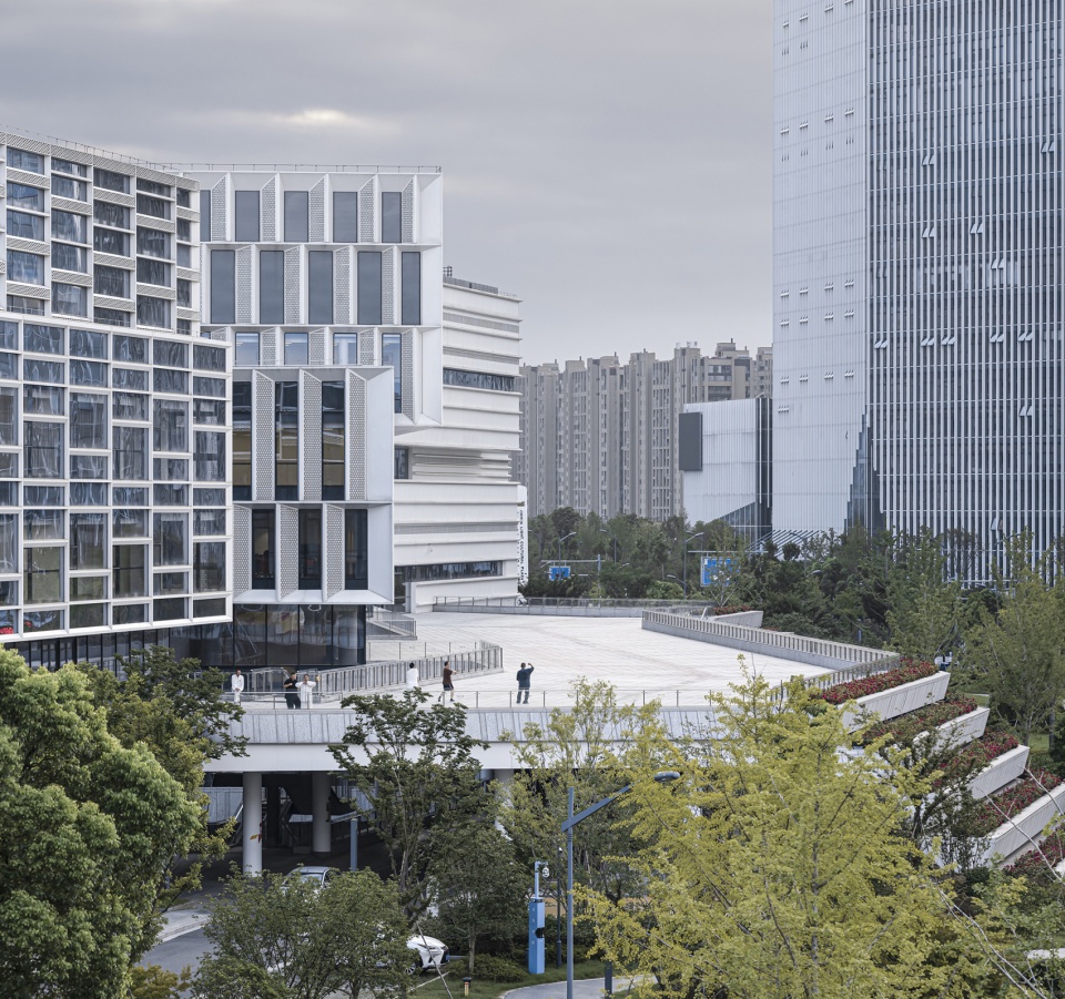 jinhua light cultural plaza china by ddb architects shanghai zhejiang province institute of architectural design and research