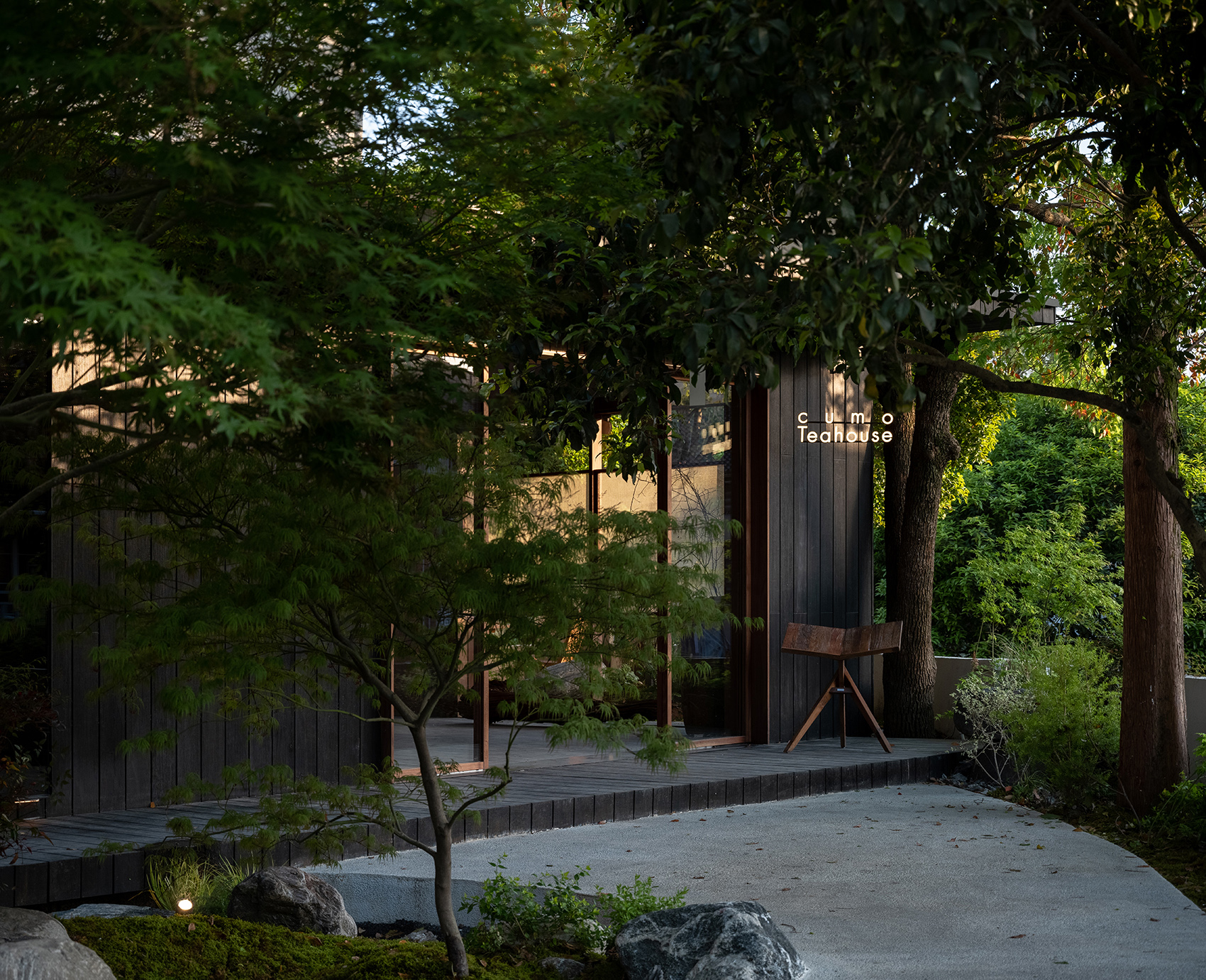 Cumo Tea house, China by Hangzhou mountain soil Interior Design Co