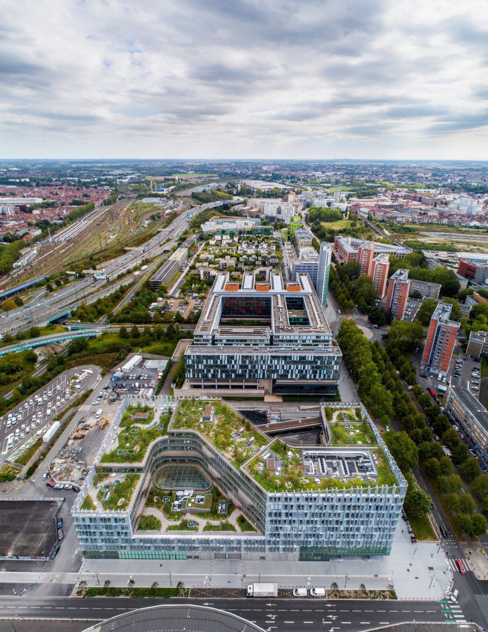 iotope building in lille france by henning larsen