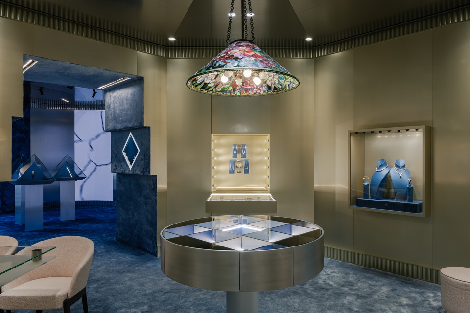 tiffany co temporary store paris by oma
