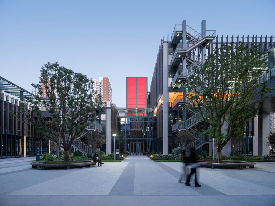 North Zone of Qianhai Shenzhen Hong Kong Youth Innovation and Entrepreneur Hub in Shenzhen by L A Design Group