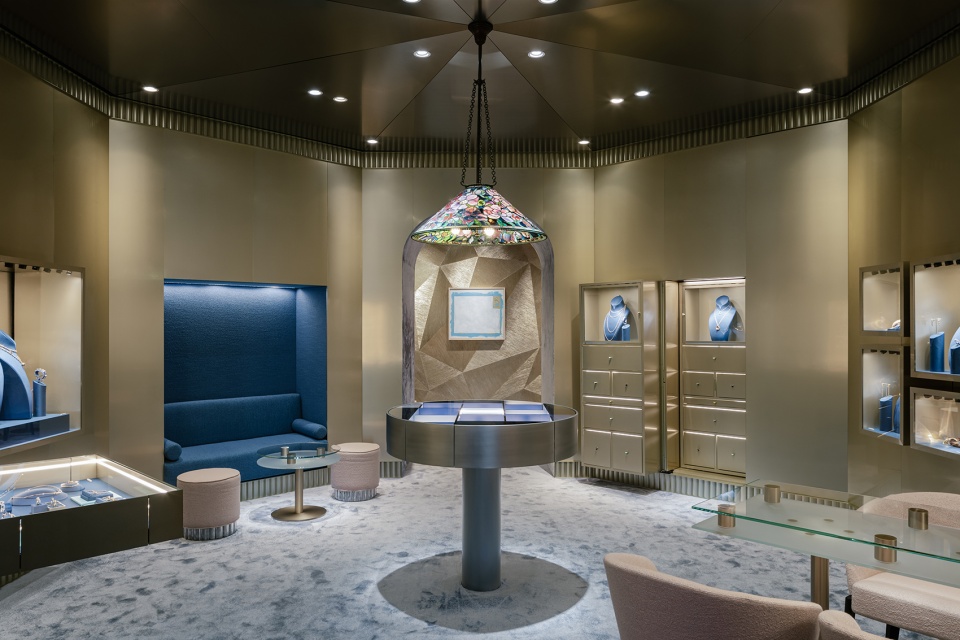 tiffany co temporary store paris by oma