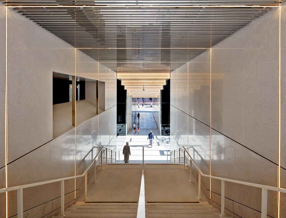 restructuring of the vieux pont de sevres public passageways and climbing complex by atelier du pont