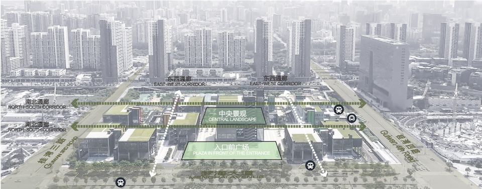 North Zone of Qianhai Shenzhen Hong Kong Youth Innovation and Entrepreneur Hub in Shenzhen by L A Design Group