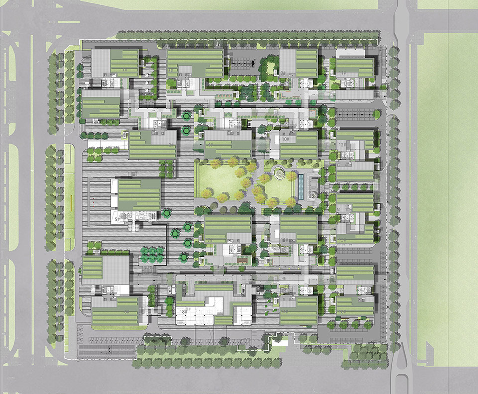 North Zone of Qianhai Shenzhen Hong Kong Youth Innovation and Entrepreneur Hub in Shenzhen by L A Design Group