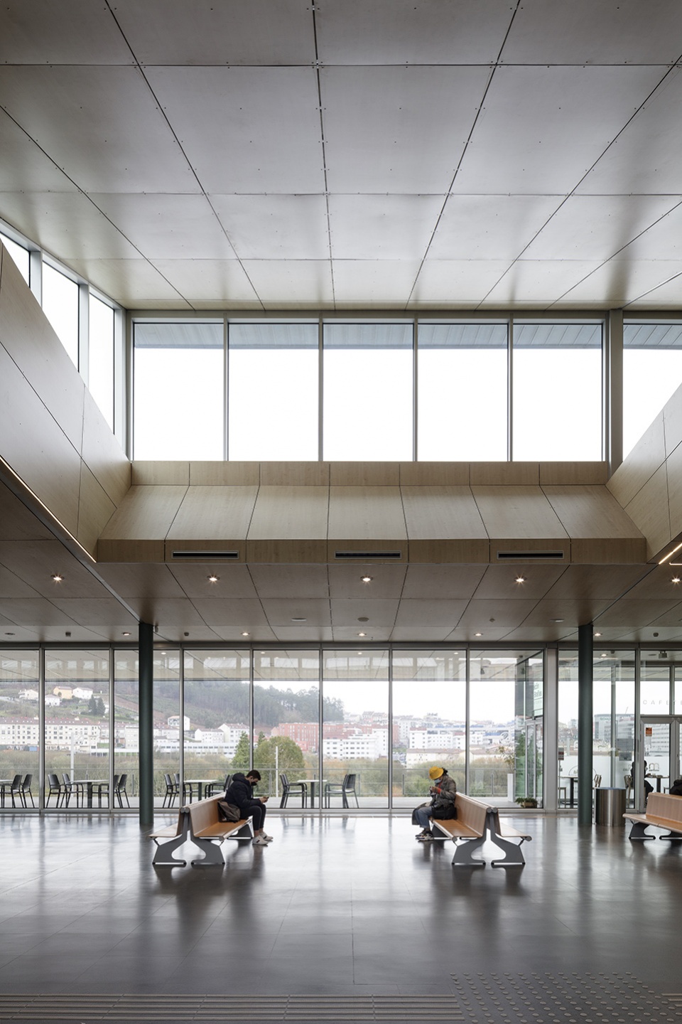 bus station integrated in the santiago de compostela intermodal station by idom