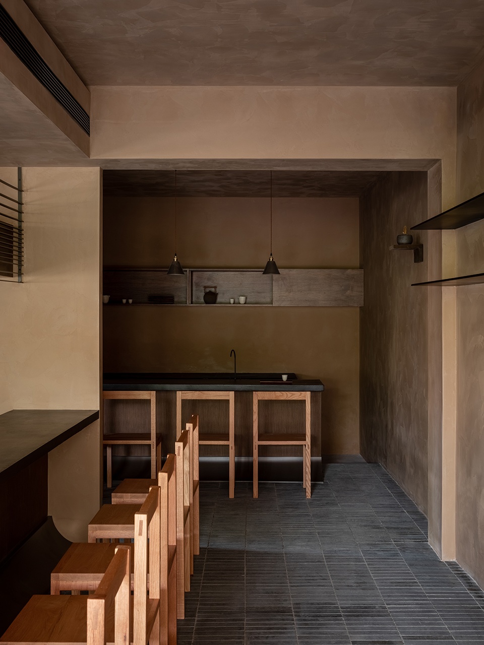 cumo tea house china by hangzhou mountain soil interior design co ltd