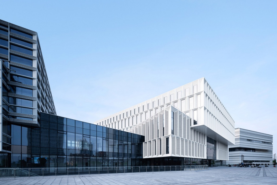 jinhua light cultural plaza china by ddb architects shanghai zhejiang province institute of architectural design and research