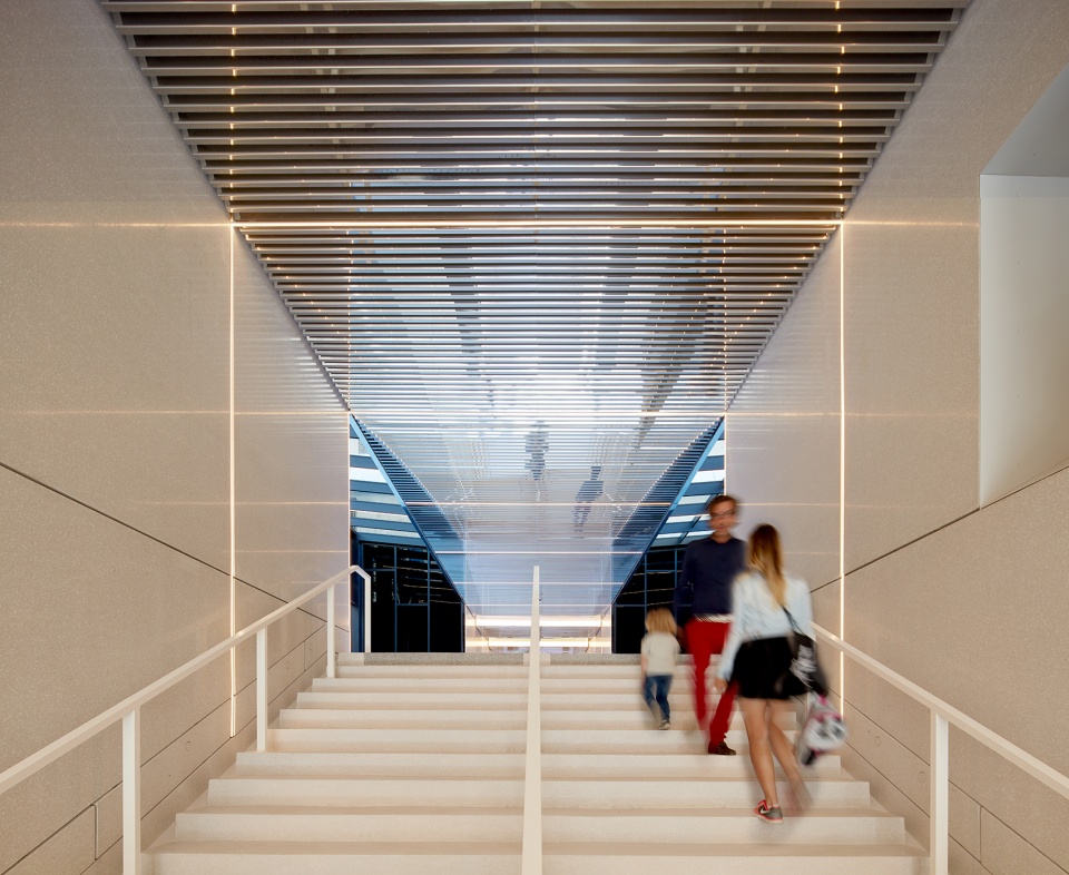 restructuring of the vieux pont de sevres public passageways and climbing complex by atelier du pont