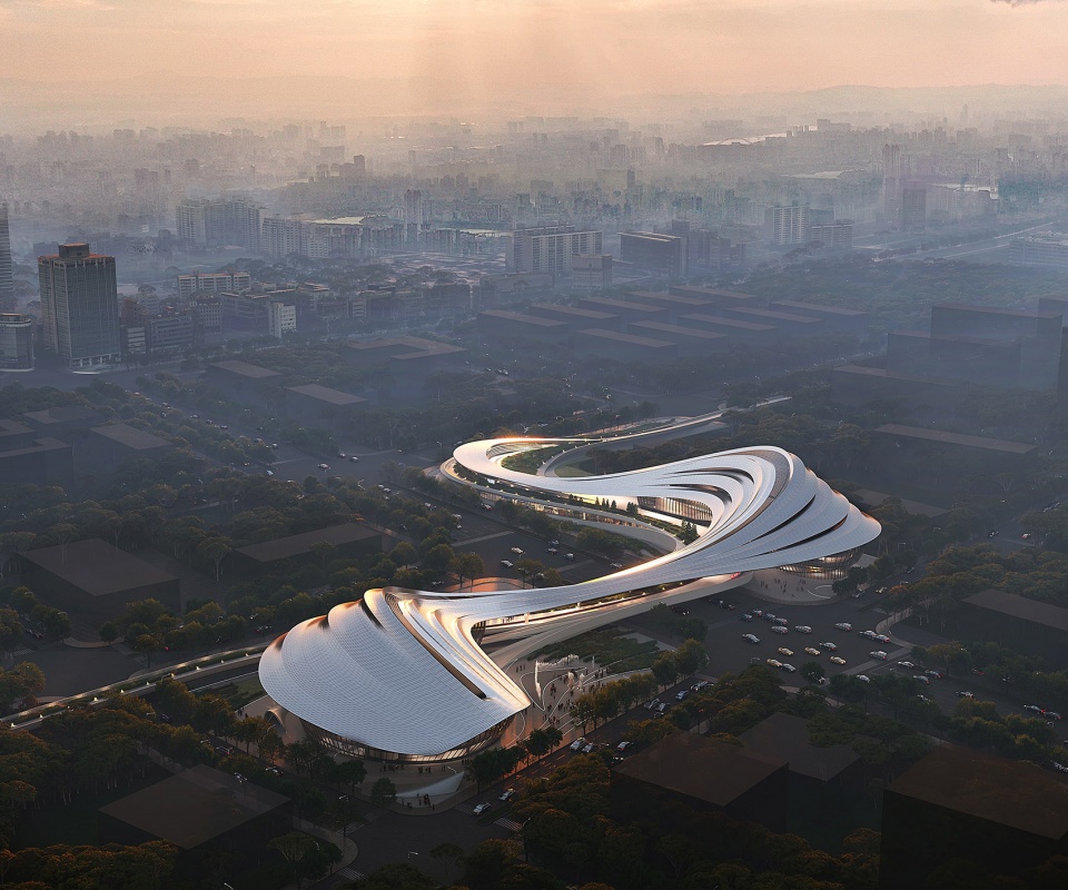 Jinghe New City Culture Art Centre ZHA