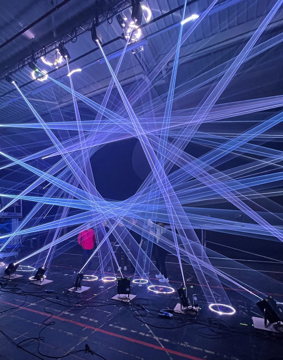 Scenography for Turandot in Geneva teamLab 1
