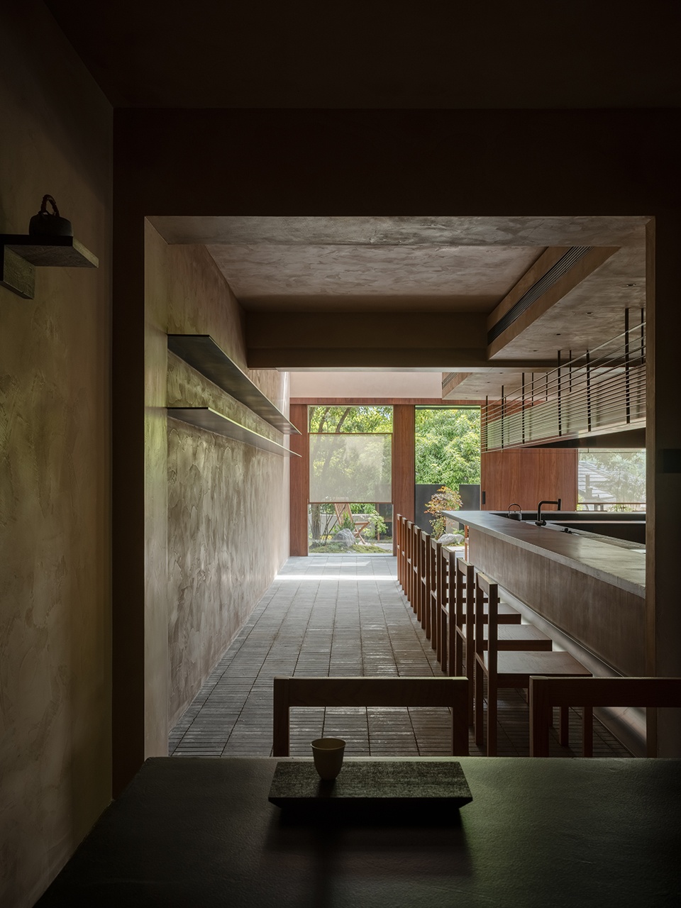 cumo tea house china by hangzhou mountain soil interior design co ltd