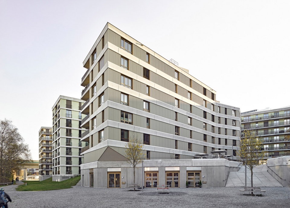 residential workshop and commercial complex in dubendorf by localarchitecture