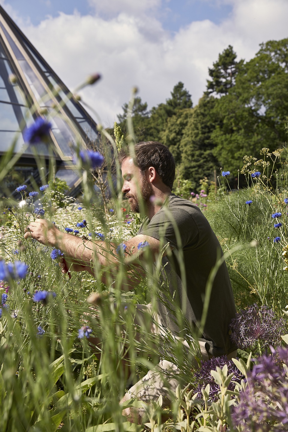 kinetic glasshouse and silk route garden by heatherwick studio