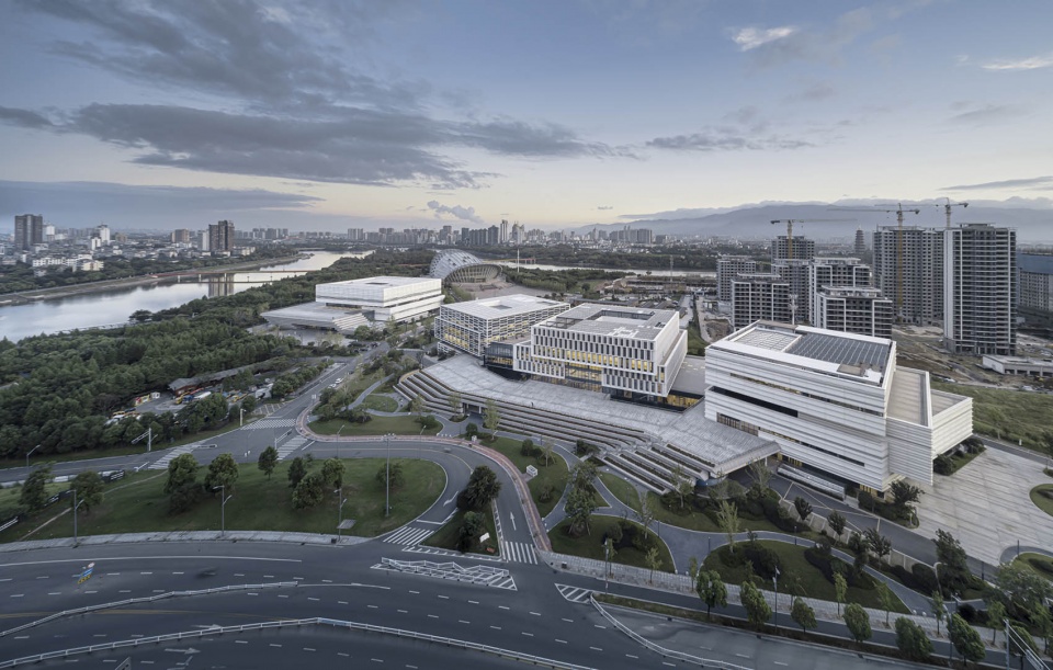 jinhua light cultural plaza china by ddb architects shanghai zhejiang province institute of architectural design and research