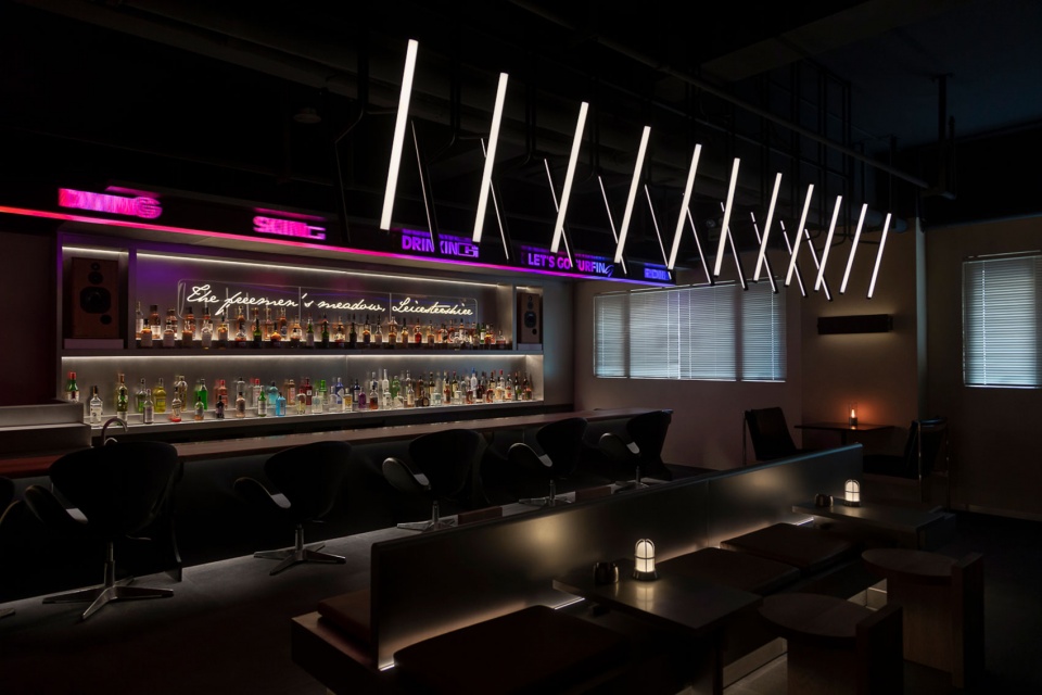 guts bar china by zuomodesign