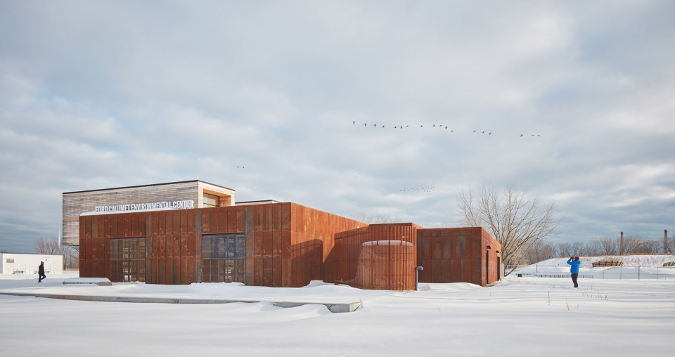 the ford calumet environmental center by valerio dewalt train