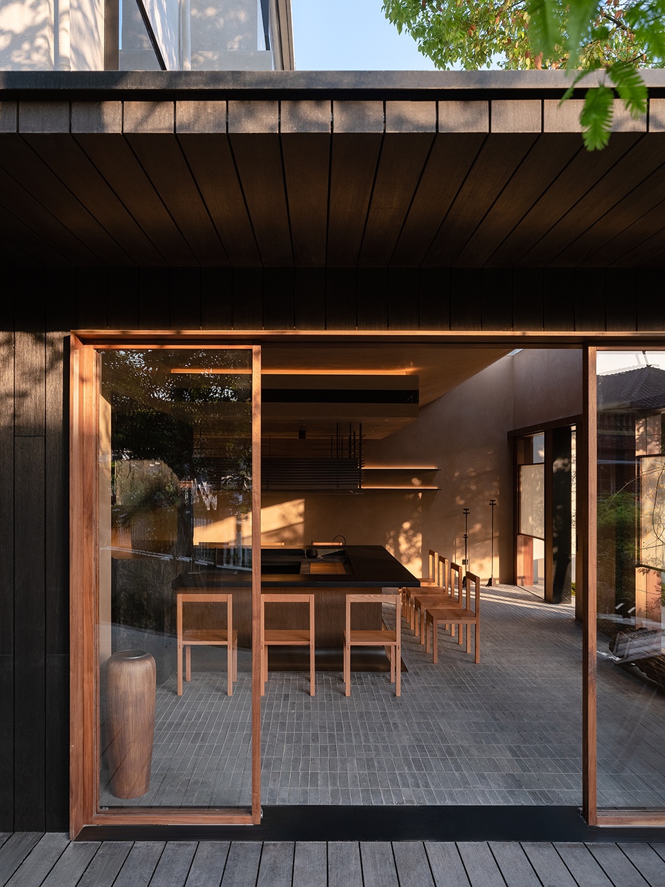 cumo tea house china by hangzhou mountain soil interior design co ltd