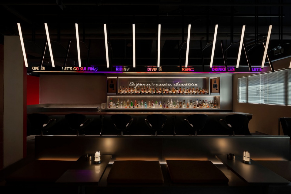 guts bar china by zuomodesign