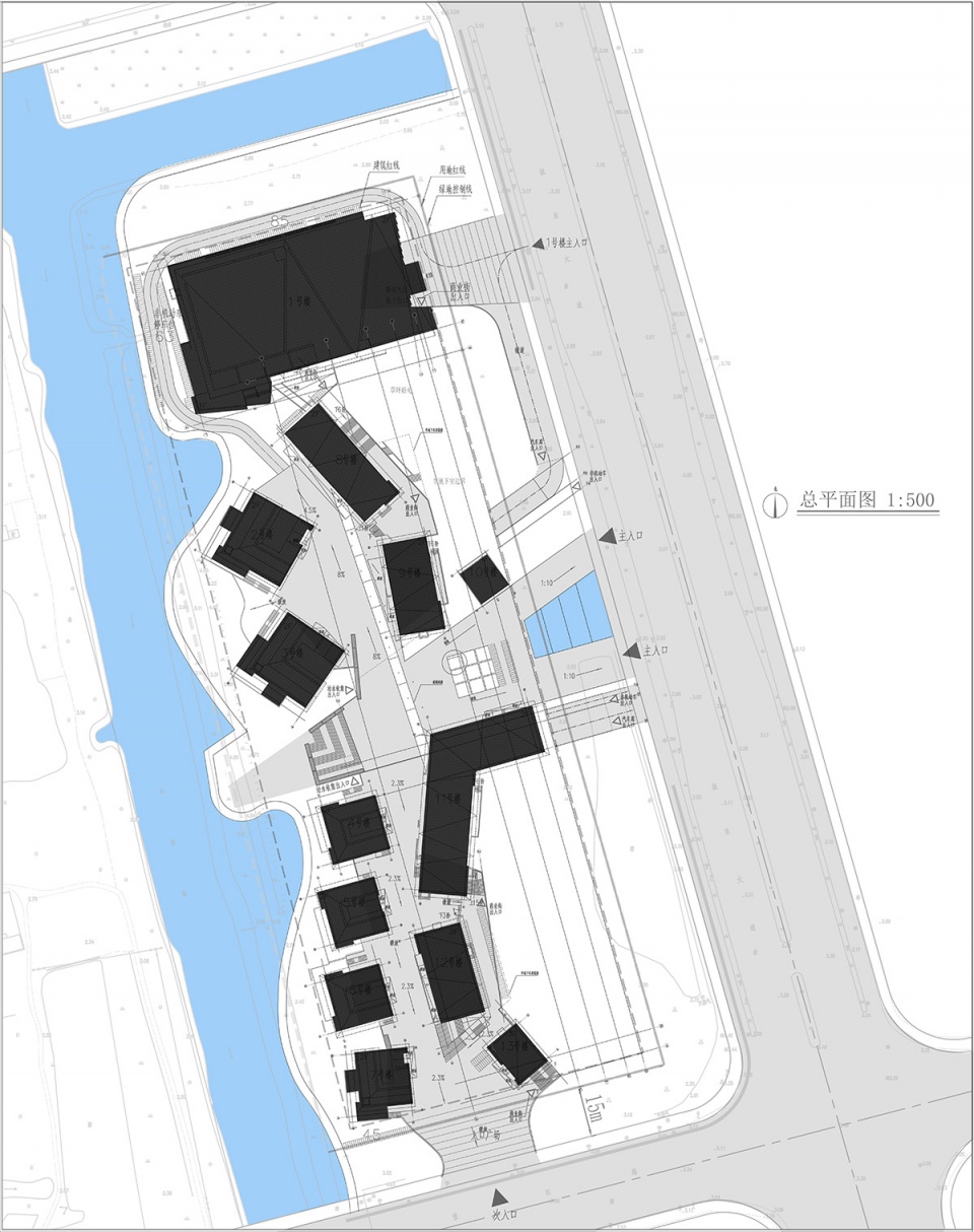 jingjiang riverside commercial street by rong zhaohui studio zradi