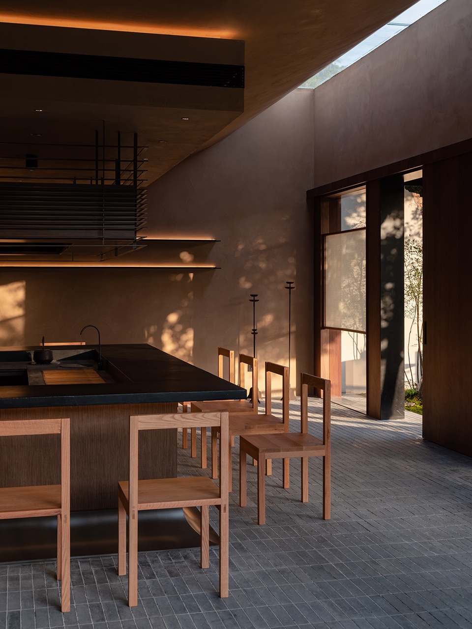 cumo tea house china by hangzhou mountain soil interior design co ltd