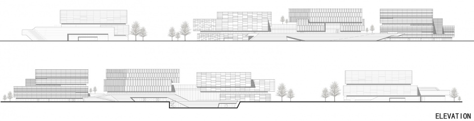 jinhua light cultural plaza china by ddb architects shanghai zhejiang province institute of architectural design and research